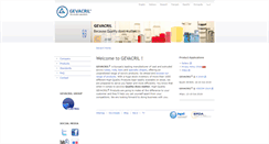 Desktop Screenshot of gevacril.com